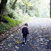 nick walking throught the autumn leaves on larch street    mg 2119