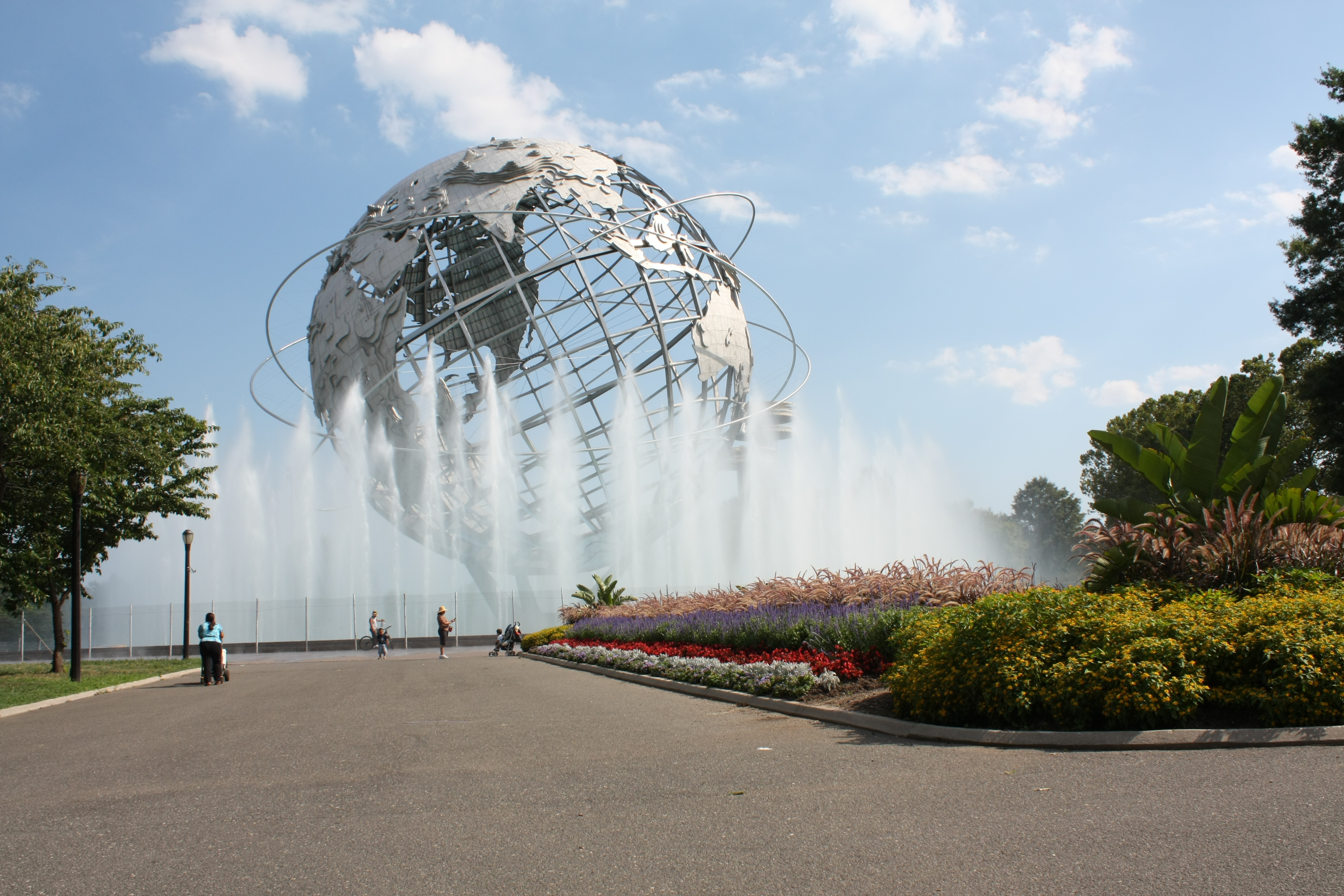 The Unisphere in Flushing Meadows-Corona Park, Queens, New York. Photo taken on July 31, 2010.