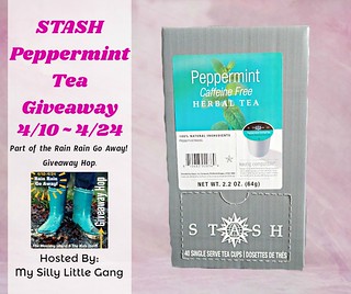 STASH Peppermint Tea Giveaway! Part of the Rain Rain Go Away! Giveaway Hop.