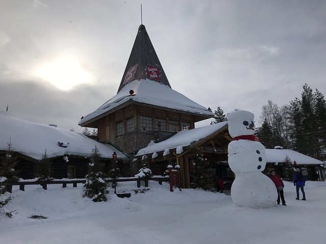 Giant snowman,  Santa Claus Village
