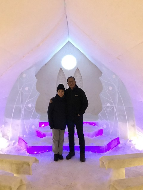 OMB and ECY, snow chapel