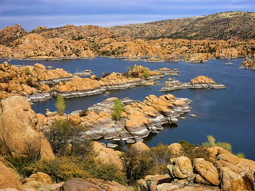 landscapes lakes rocks arizona