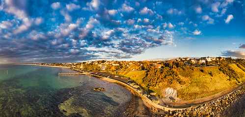 unlimitedphotos yabbadabbadoo quadcopter portphillipbay beache sunset morningtonpeninsula frankston djiaustralia djimavicpro dronephotography droneoftheday