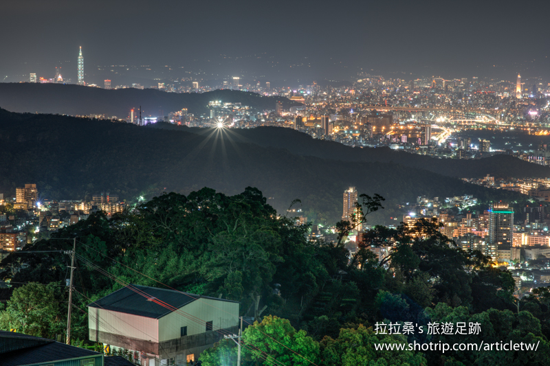 台北北投復興三路四季長廊夜景，浪漫約會賞夜景的好去處，原來台北的夜，這麼美！