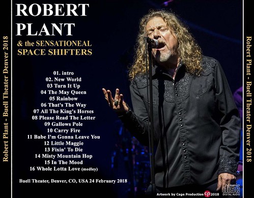 Robert Plant-Denver 2018 back