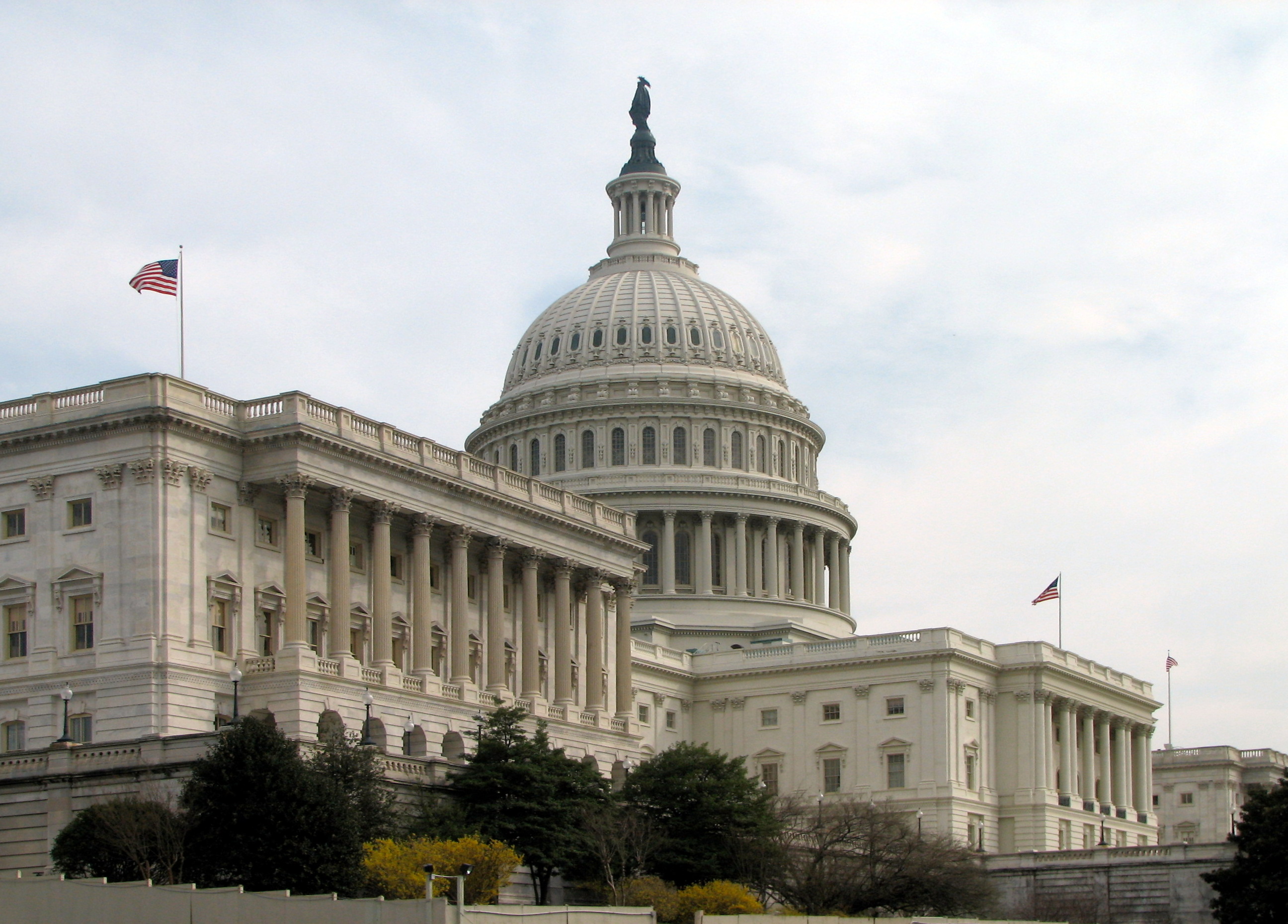 The Senate side of the United States Capitol in Washington, D.C. Photo taken on March 26, 2007.