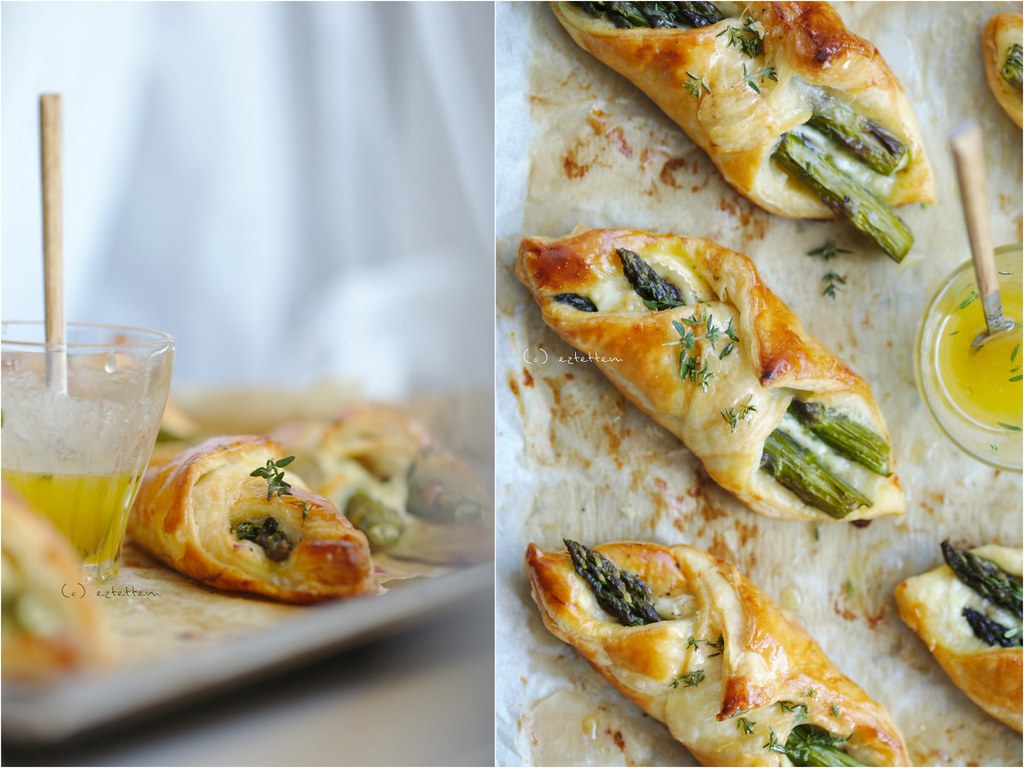 asparagus and brie puff pastry