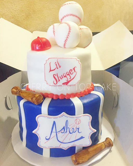 Baseball Themed Cake from Cherry On Top Cake by Nishat