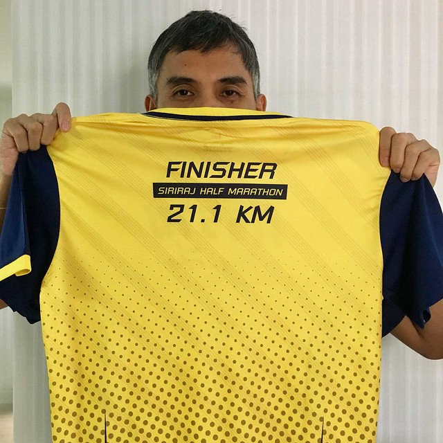 Siriraj Walk & Run 2018 Half Marathon Finisher Shirt