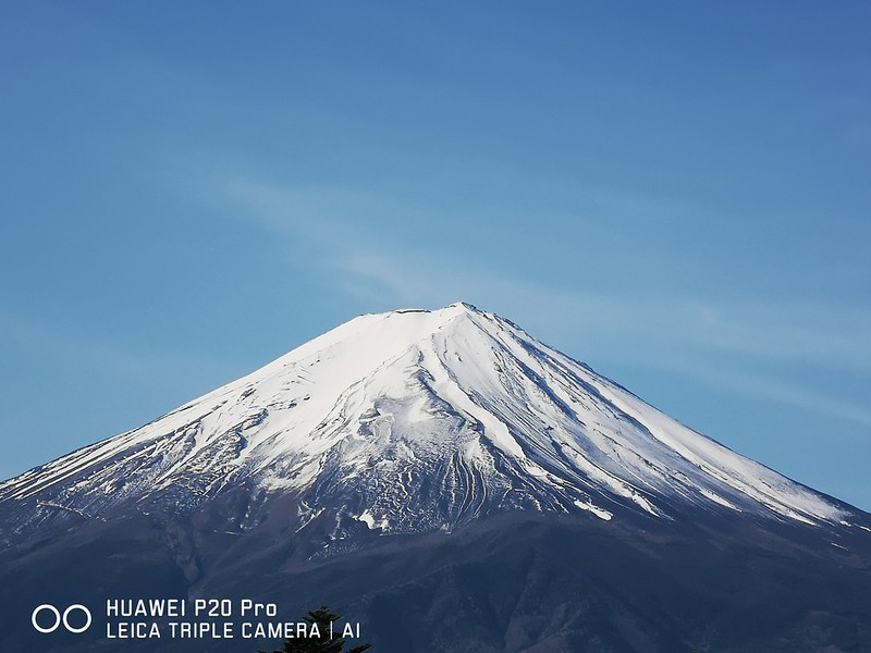 Huawei P20 Pro - 5x Hybrid Zoom - Mount Fuji