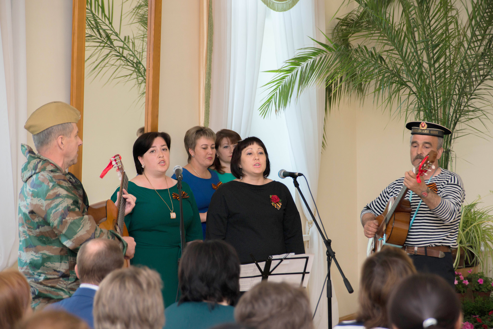 Фестиваль патриотической песни «Виктория», посвященный 73-й годовщине Великой Победы в Великой Отечественной войне 8 мая 2018 года в музее «Тарханы»