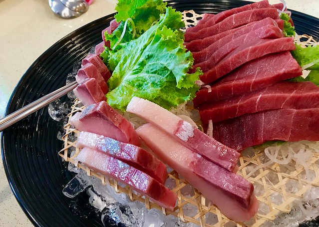 黑甕鮪魚肚生魚片 - 屏東東港東隆堂海鮮餐廳