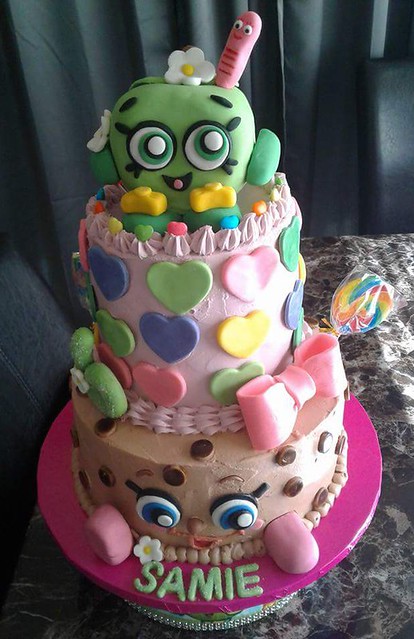 Shopkins Cake by Norma Trevino of Num Num Sweet Treats