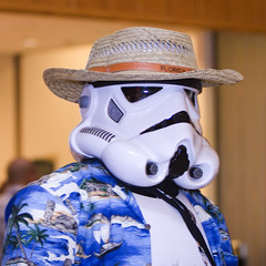 Even Stormtroopers need a vacation.