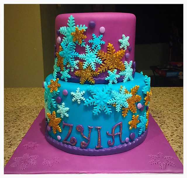 Frozen Inspired Cake by Cakes, Cookies & More