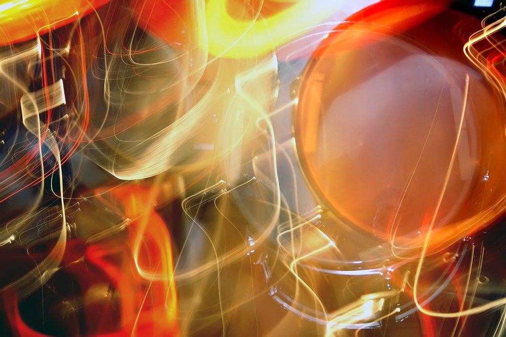 abstract image with swirling light
