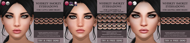 Whiskey Smokey Eyeshadows (for Uber)