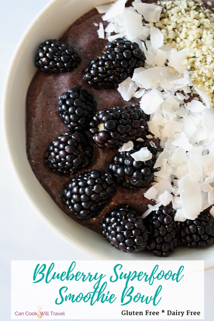 Blueberry Superfood Smoothie Bowl