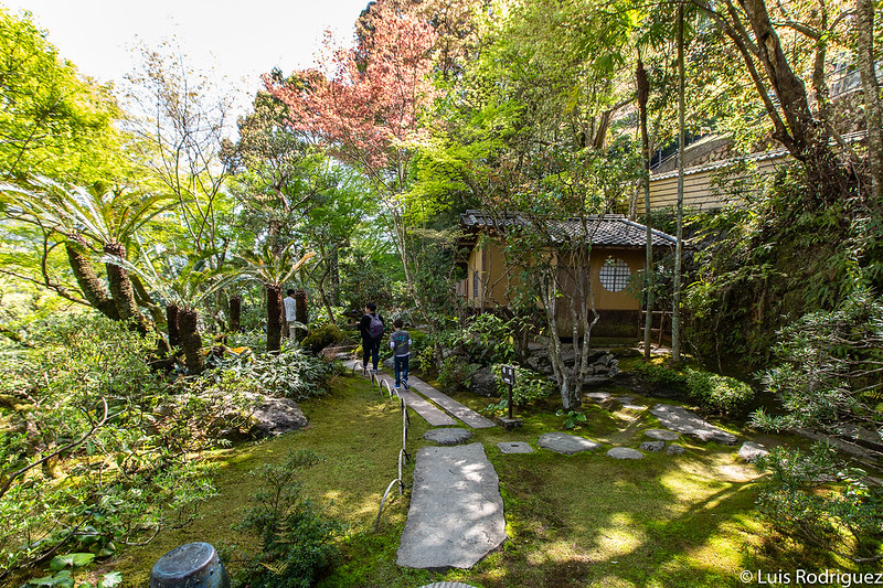 Jardín de la villa Garyu Sanso de Ozu