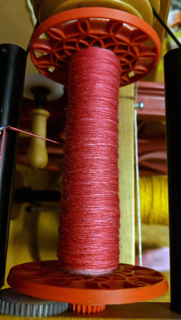 Tour de Fleece 2018 Day 18 - The First Draft Polwarth Silk in the Thomas Waith Is in Love Colorway Yet More Singles