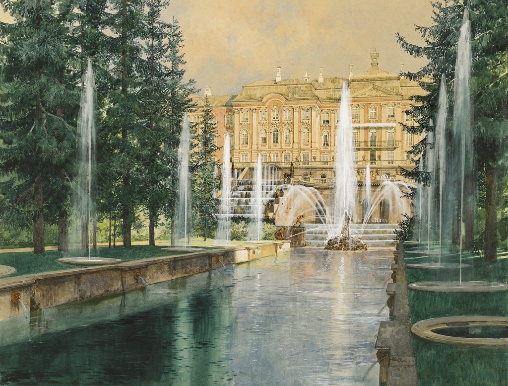 Franz Kopallik «Peterhof», 1898 г.
