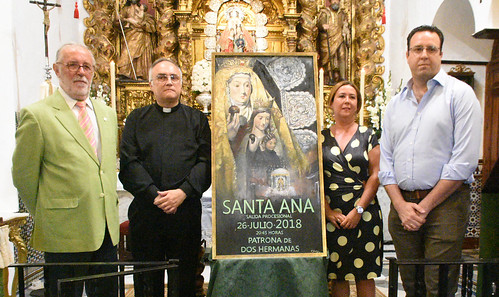Presentación del cartel de Santa Ana de Francisco Gómez Santiago