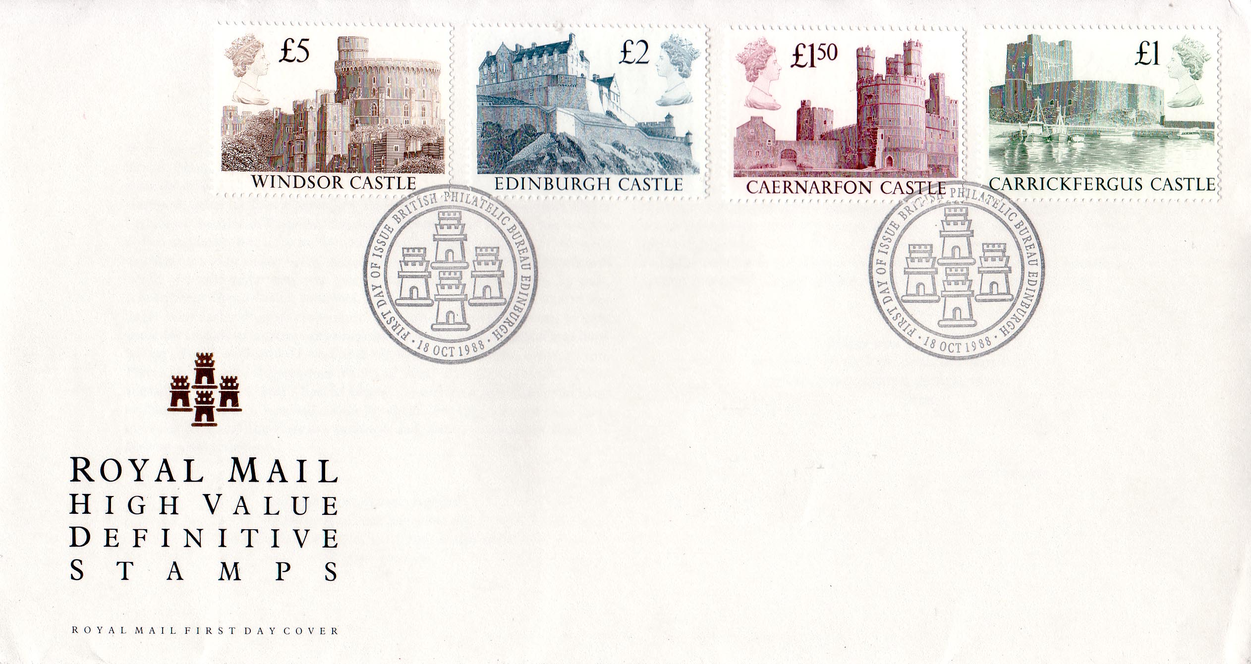 Great Britain - Scott #1230-1233 (1988) first day cover; image sourced from https://www.collectgbstamps.co.uk/default.asp
