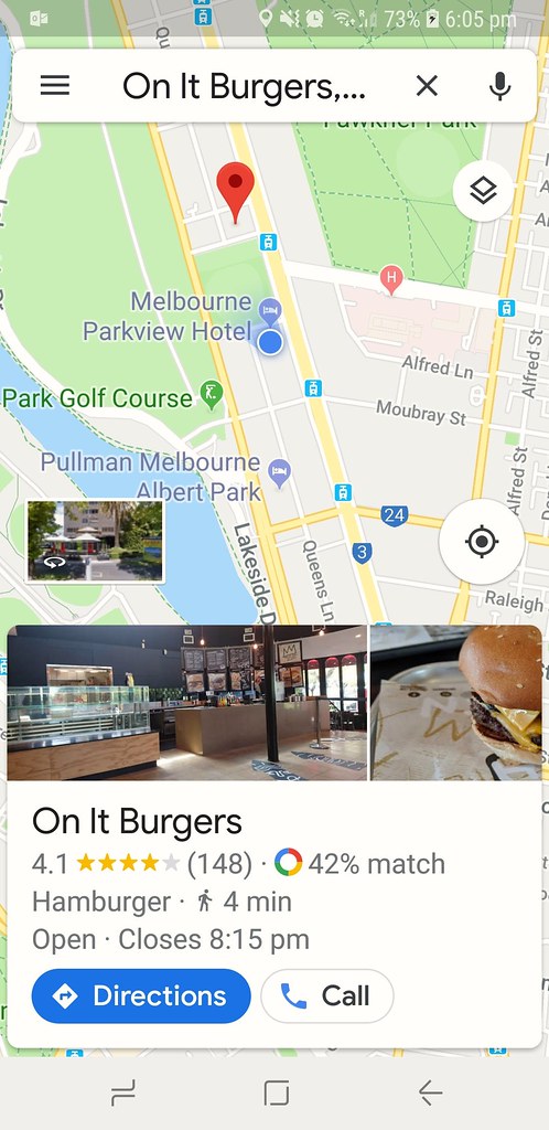 On it Burger @ St.Kilda Melbourne CBD