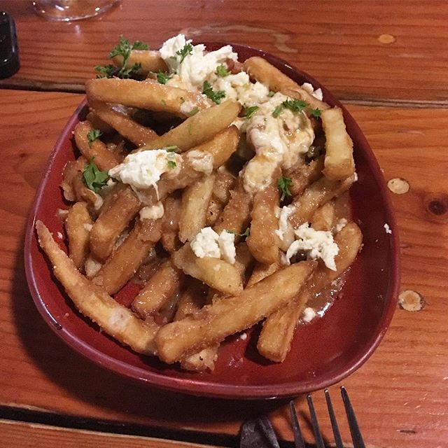 This was poutine smothered in duck fat and it was amaaaazing .