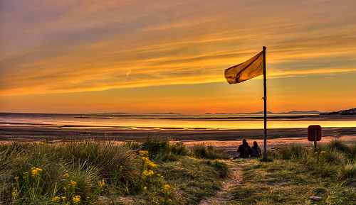 sunset sonnenuntergang wales barmouth küste beach körnchen59 elke körner sony 5000