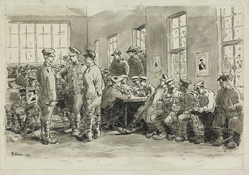 Camp Life at Etaples: one of five sketches