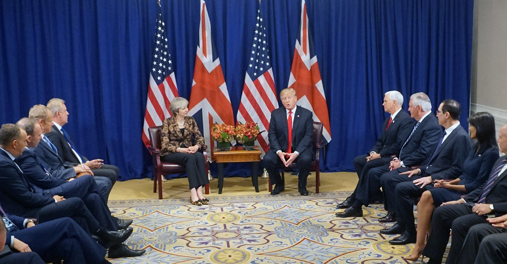 President Trump Meets With British Prime Minister May And Flickr