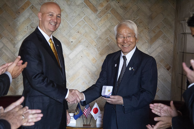 Gov. Ricketts Hosts Japanese Delegation & Strengthens Ties Between Nebraska, Hyogo Prefecture