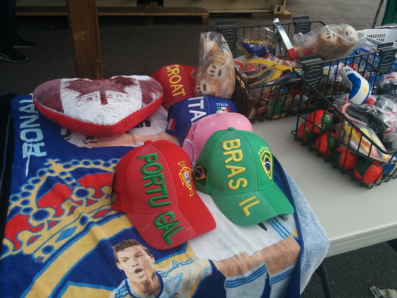 Shopping for the World Cup (4) #toronto #galleriamall #wallaceemerson #dufferinstreet #dupontstreet #shopping #sports #soccer #football #hats #caps #portugal #brazil