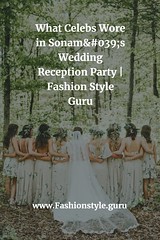 What Celebs Wore in Sonam&#039;s Wedding Reception Party | Fashion Style Guru