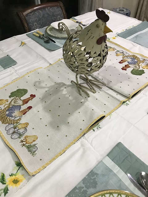 chicken on the table