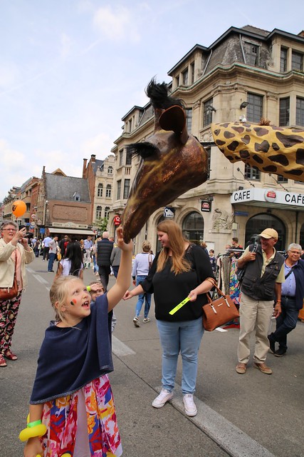 De giraffen van Teatro Pavana @ De Langste Dag in Leuven (23/06/2018)