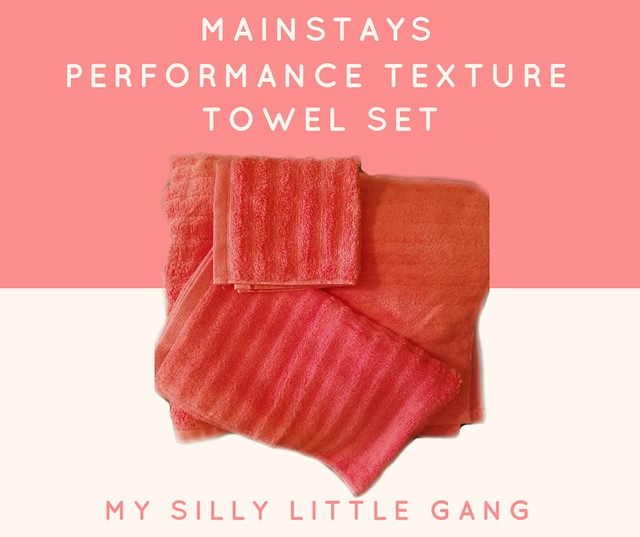 Mainstays Performance 6-Piece Towel Set, Textured Rich Black