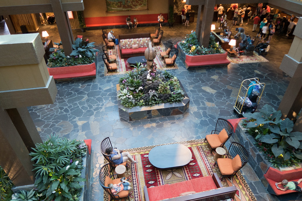 Disney Polynesian Lobby Area