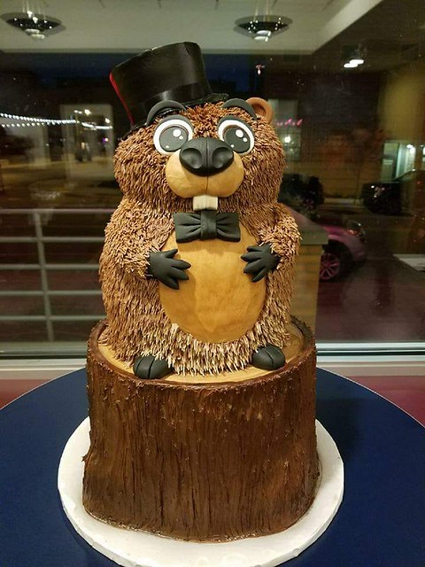 Ground Hog's Day Cake by Josie Meltesen of Carl's Cakes