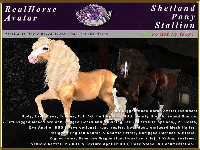 Elite Equestrian’s new RealHorse Shetland Pony