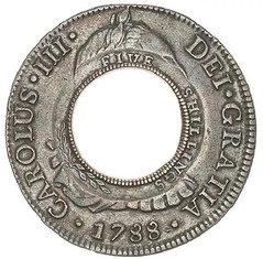 New South Wales Holey dollar obverse