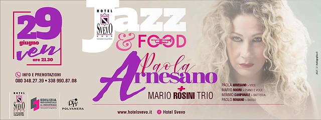Paola Arnesano with Mario Rosini trio