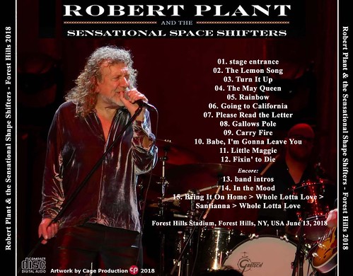 Robert Plant-Forest Hills 2018 back