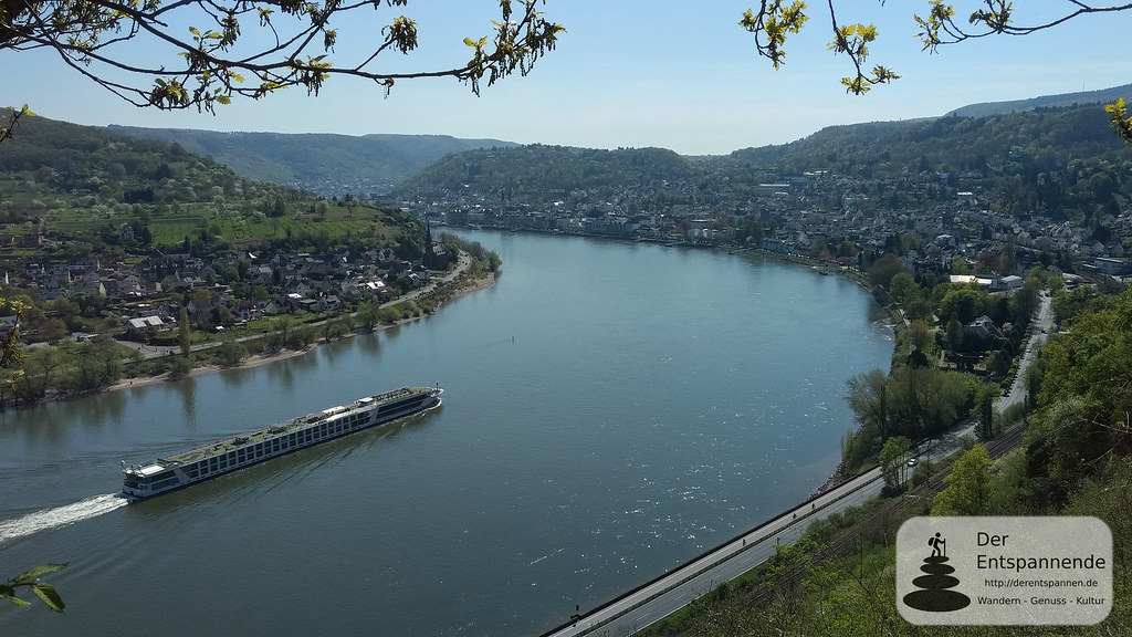 Blick auf Rhein und Boppard