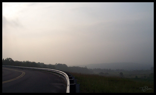 morning misty sunrise valley scranton pennyslvania blynaffit