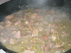 Pork + salsa verde = pork in salsa verde 
