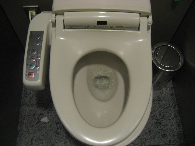 hi-tech toilets of Japan