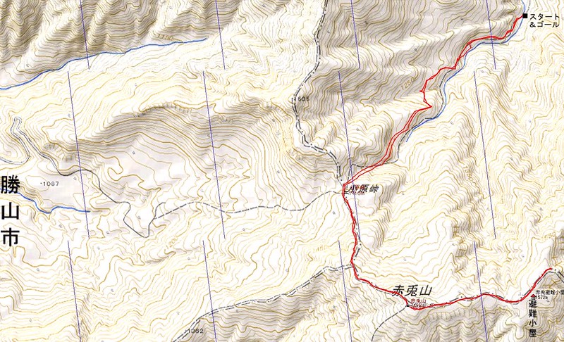 Mt. AKAUSAGIYAMA Map and Data