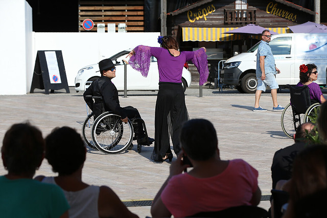 "Hand to hand", démonstration de flamenco entre personnes en situation de handicap et personnes valides